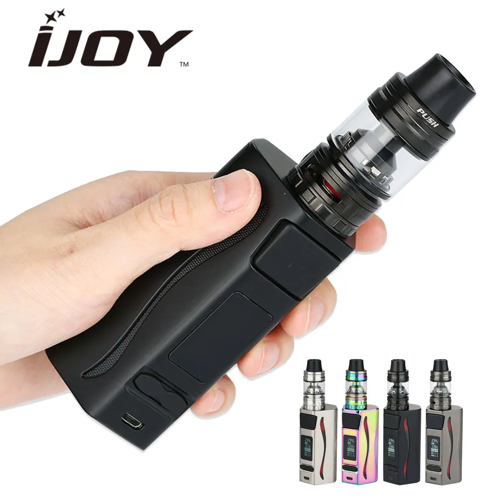 

New 6000mAh Original IJOY GENIE PD270 TC Kit with 4ml Captain S Tank & Max 234W Output & Firmware Upgrading E-cigarette Vape Kit
