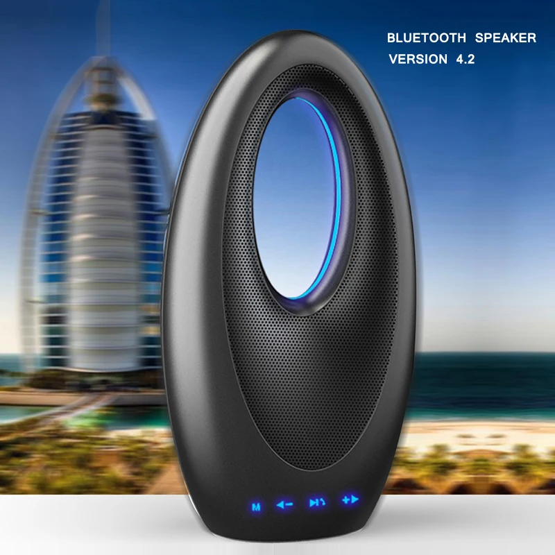 Красивый парусный Bluetooth динамик 4 2 5 Вт бас звук стерео сабвуфер двойной