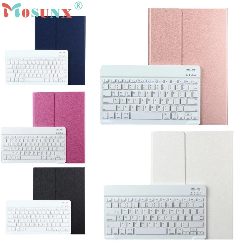 

Beautiful Gitf New Aluminum Bluetooth Keyboard Folio Leather Case Cover For iPad Pro 9.7 inch Drop Shipping Apr18