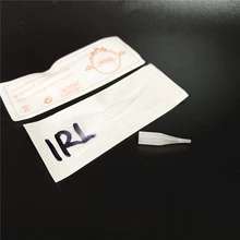 200 шт индивидуально упакованные одноразовые иглы тату пластиковые колпачки для постоянного макияжа бровей губ машина малый размер