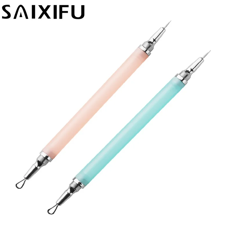 

2pcs/Lot Stainless Steel Blackhead Remover Tweezer Acne Needle Blackhead&Blemish Removers Antibacterial Face Care Tools QT73