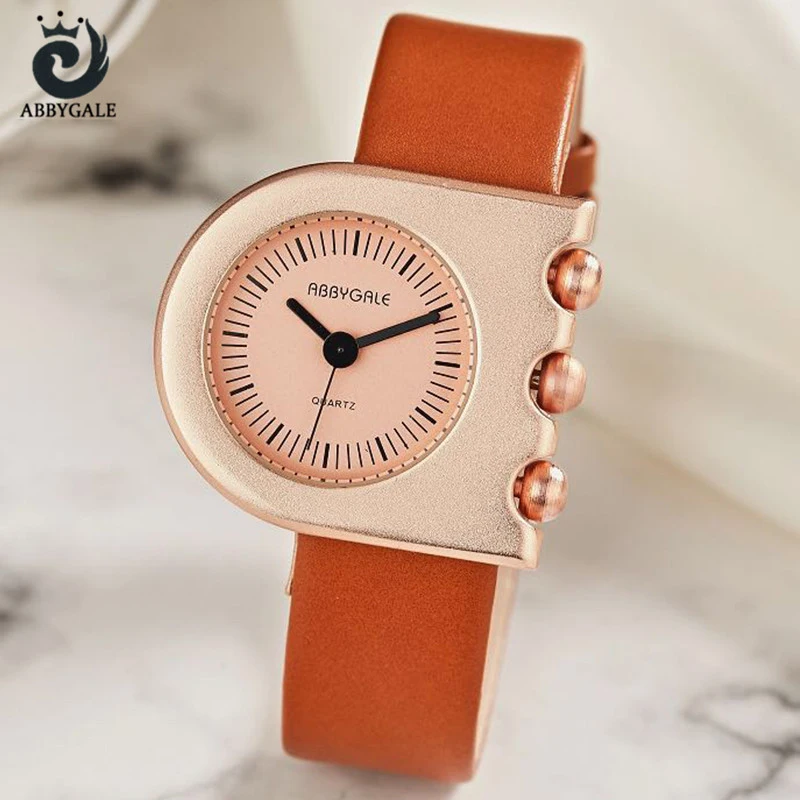 Unique Irregular Creative Dials Fashion Women Watches Creative Luxury Ladies Watch Analog Hour Vintage Girls Wristwatch Gift