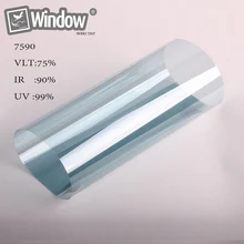 75 VLT Nano Ceramic Film Auto Car Window Solar Home Tint Residential 5 x 100ft