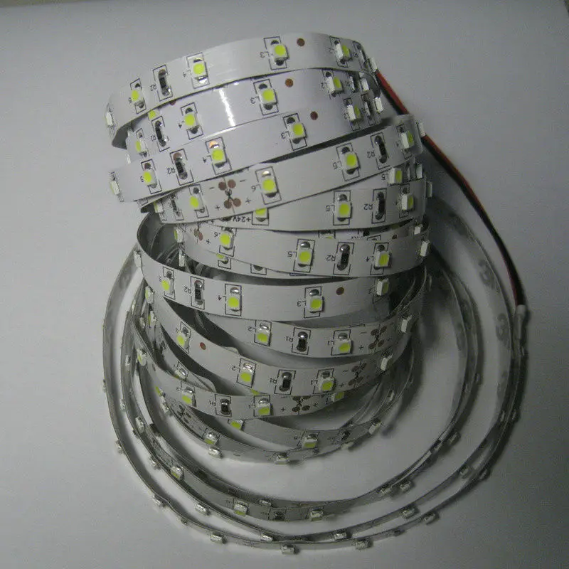 24 В 3528 светодиодный ленты 5 М-Водонепроницаемый IP20 300 светодиодный S гибкий свет 60 шт./м
