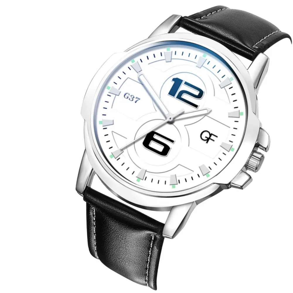 

Minimalism Men Watch Delicate Digital Scale Dial Male Quartz Wristwatch Casual Clock Faux Leather Strap Hot Montre Homme@50