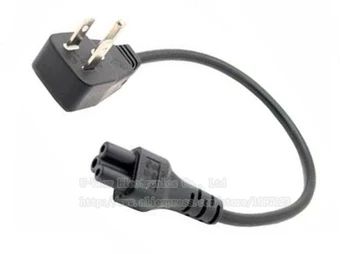 

NCHTEK Flat Plug Short Power Cord, UL 5-15P to IEC 320 C5 Female Cable About 30CM/Free Shipping/4PCS