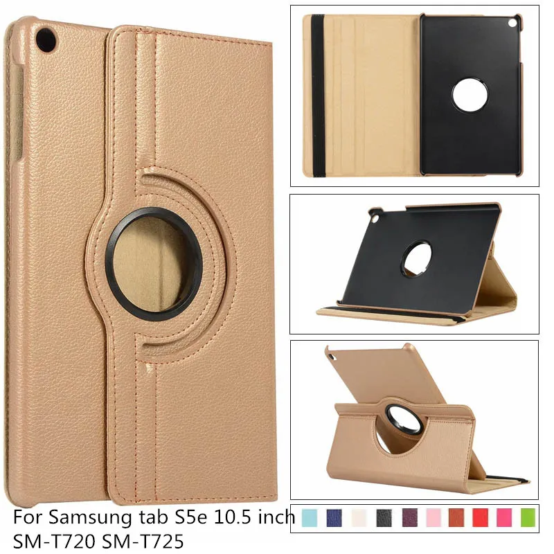 Чехол для планшета samsung tab S5e 2019 galaxy 10 5 SM T720 чехол с поворотом на 360 градусов + ручка