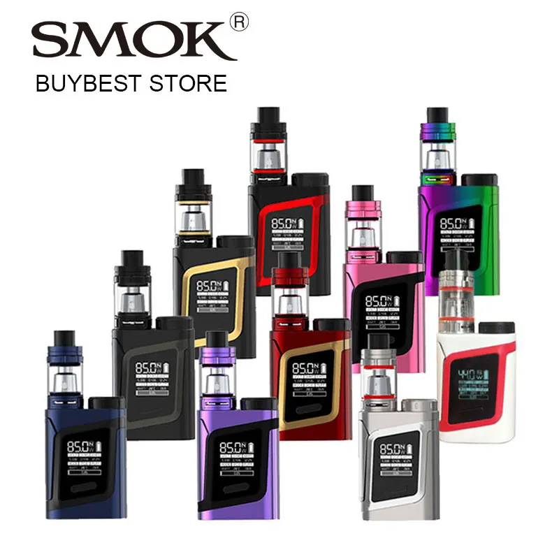 

Original SMOK Alien AL85 Starter Kit with Alien Baby Vape Kit with 3ml TFV8 Baby TANK & 85W Alien AL85 MOD Electronic Cigarette
