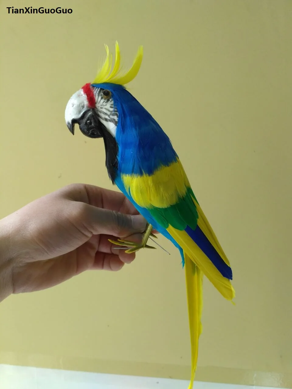 Около 30 см имитация cockatoo птица красочные перья попугай модель ручной работы