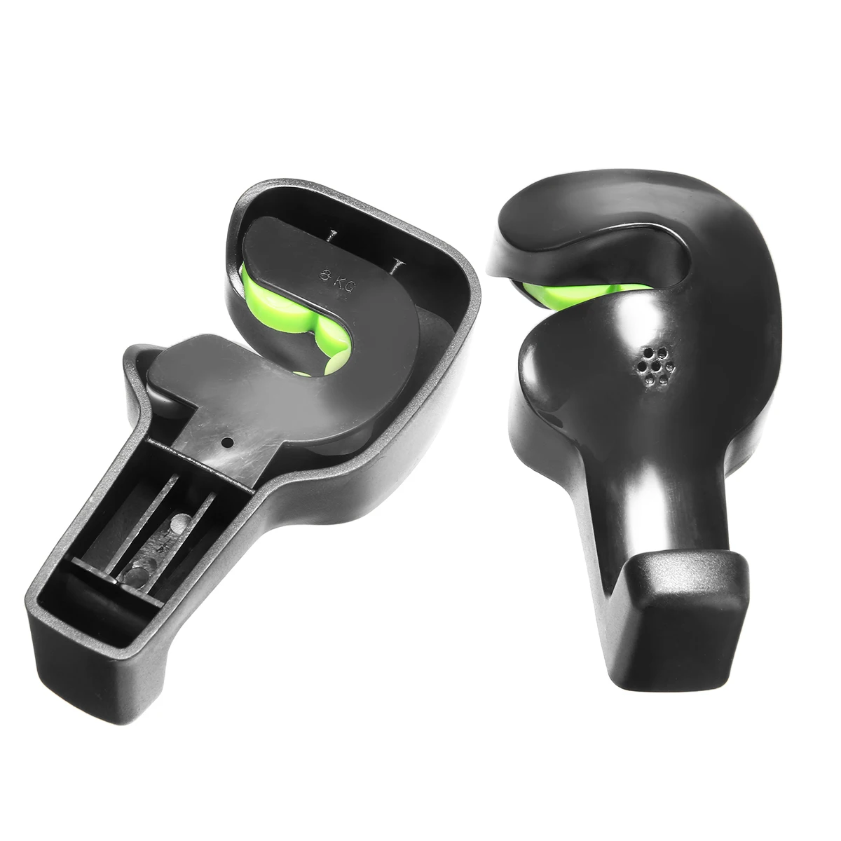 Auto Stowing Tidying 2pcs Black Car Seat Hook Multifunctional CAR Headrest Hanging Hanger Organizer Holder FOR Coat Purse Bag