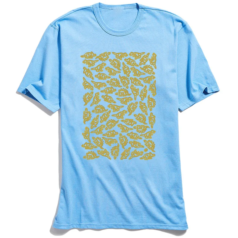 Pasta Dinosaurs 2018 Newest Street Tshirts O-Neck 100% Cotton Fabric Short Sleeve Tops & Tees for Men Tee-Shirts April FOOL DAY Pasta Dinosaurs light