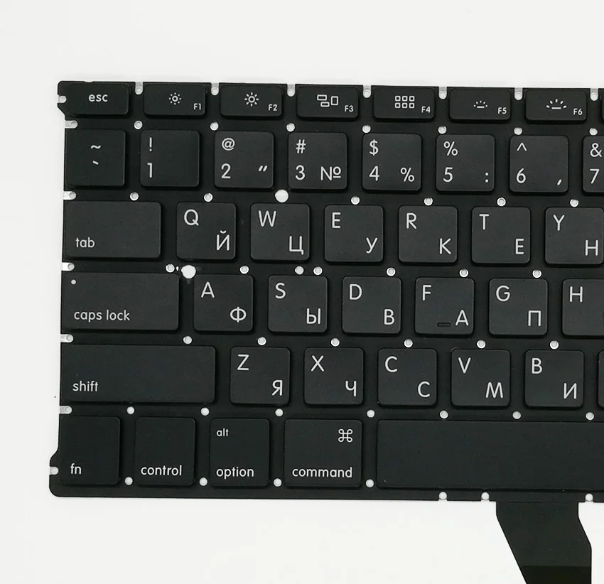 Новая клавиатура с русской раскладкой и подсветкой для MacBook Air 13 3 дюйма A1369 A1466 RU 2011