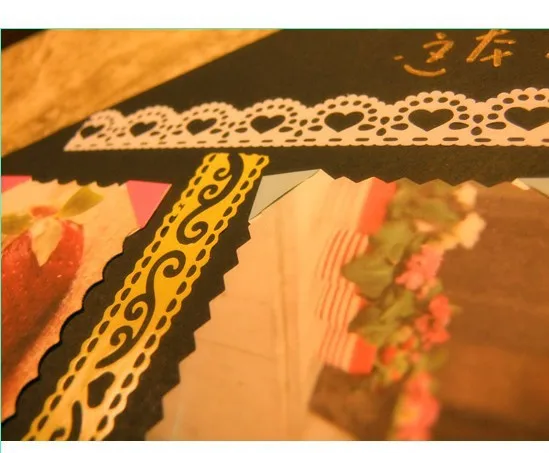 7 цветов DIY декоративная кружевная лента пластиковая Сладкая васи лента для фотоальбома Скрапбукинг маскирующая лента 907
