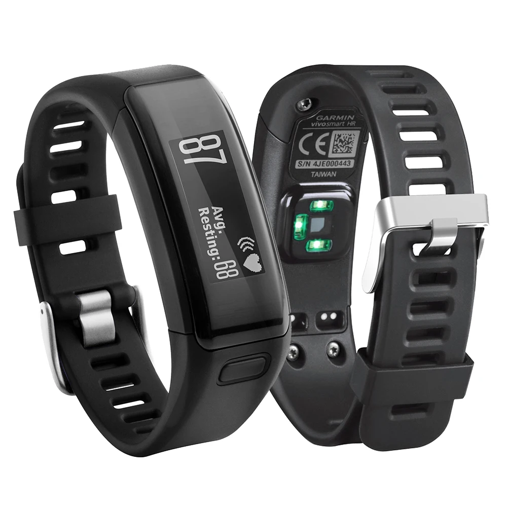 

Watch Strap Replacement For Garmin Vivosmart HR Soft Silicone Bracelet Strap For Garmin Vivosmart HR smart watch Link WristBand