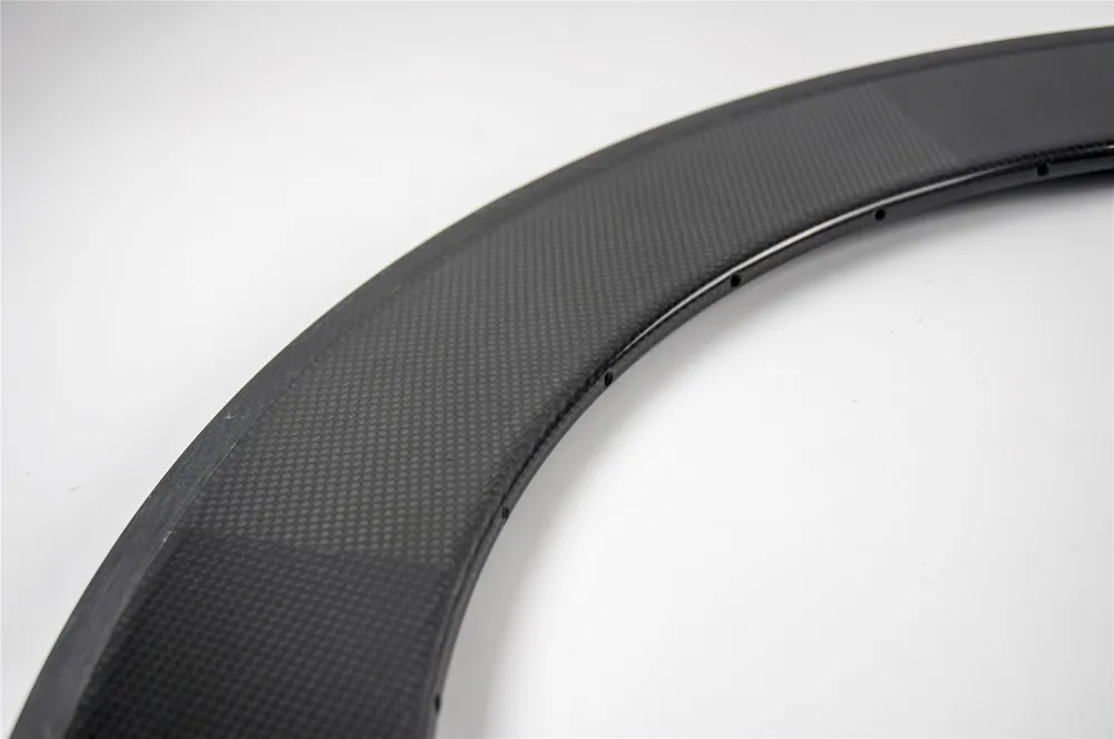 Excellent 100% full carbon fiber 88mm tubular carbon rims road bicycle carbon rim Ushape wheel rims 700C 2