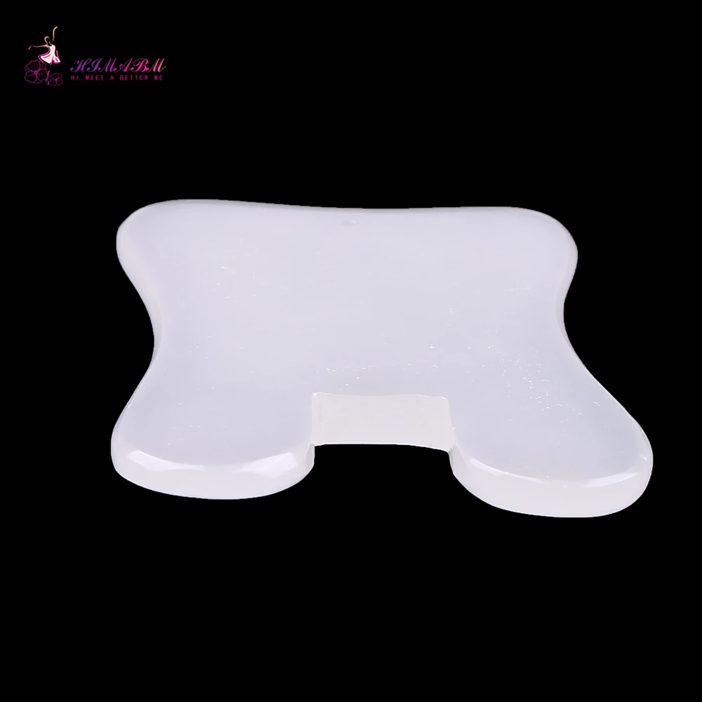 1 Pcs 100% natural white guasha board massage tool facial treatment scraping tool for body health care 1 Pcs 100% natural white guasha board massage tool facial treatment scraping tool for body health care