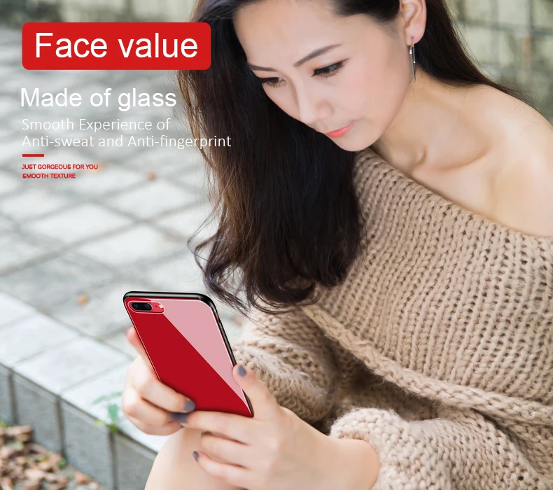 Tempered Glass For Iphone XS Max XR X 8 7 Plus Solid Color Luxury Case Cover Soft TPU Edge Case For Iphone 7 6S 6 Coque