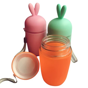 

Direct Drinking Cartoon Portable Leak-Proof Seal Sport Drinking Travel Vacuum Bottle Anti-Break Insulation Carrot Bottles