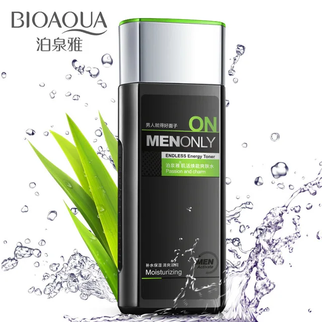 

2018 BIOAQUA MEN Energy Hydrating Toner Replenishment Moisturizing Face Care Shrinking pore Oil Control Skin Care Aftershave