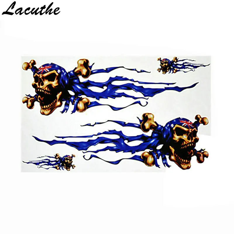 

Vinyl Wolf Head Decals Skull Head Fire Flame Funny Eagle Clown Sticker for Motorcycle Car Door Stickers Truck Helmet Decor ZG11
