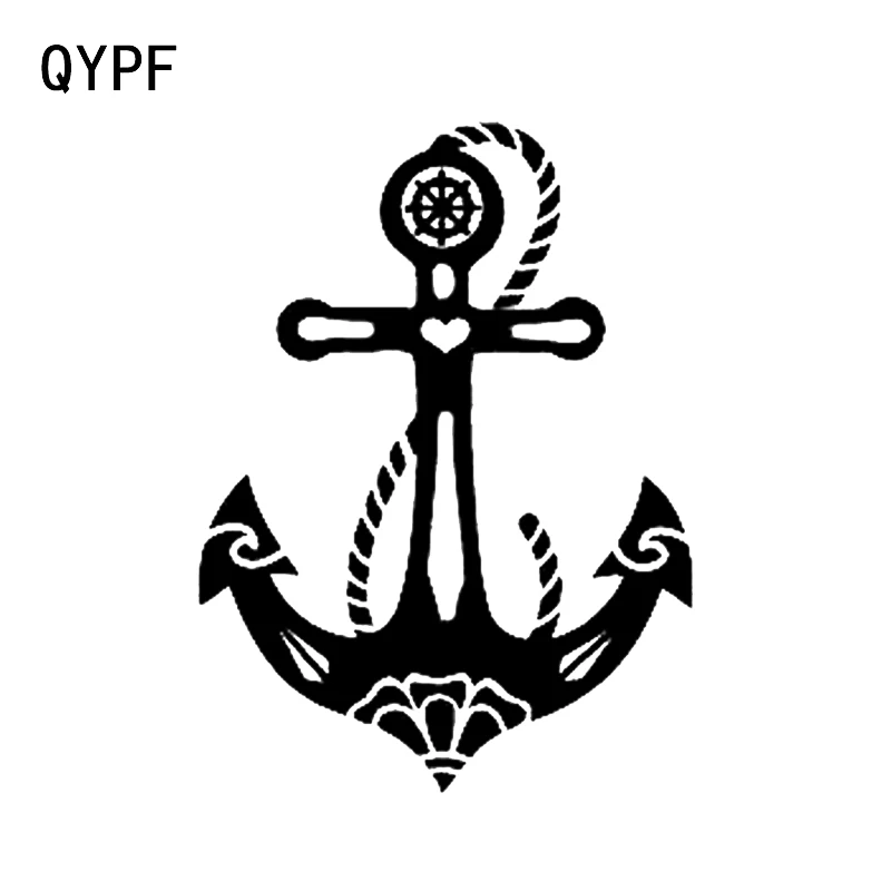 QYPF 11 3*15 3 см интересный Якорь Морской корабль CableDecor автомобильный Стайлинг стикер