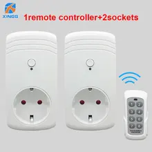 2PCS UK US EU Plug Adapter Socket Long Distance RF 433MHZ Wireless Control Remote Switch Outlet For Smart Home Module Household 2PCS UK US EU Plug Adapter Socket Long Distance RF 433MHZ Wireless Control Remote Switch Outlet For Smart Home Module Household
