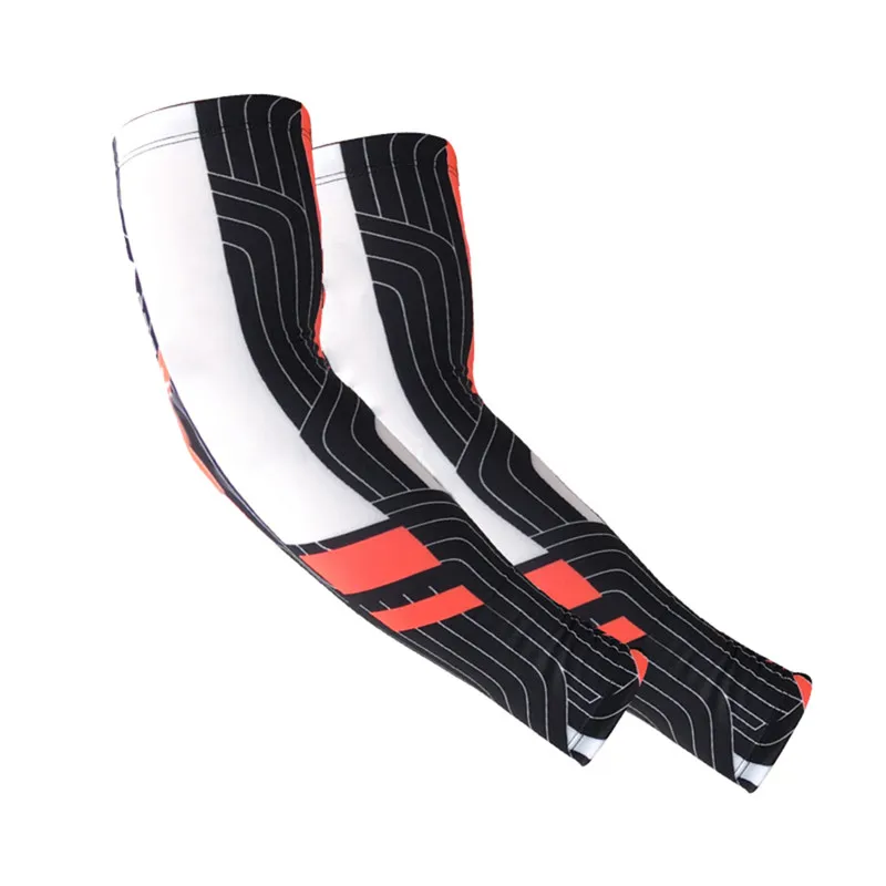 

camping Non-slip Fit Hand Warmer Sun UV Protection Elastic Compression Sports Running Cycling Basketball Volleyball Arm Sleeves