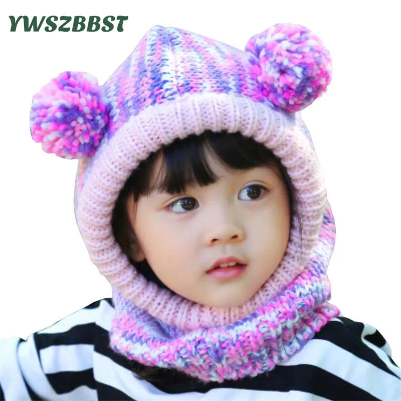 Fashion Baby Hats for Girls Baby Hat with Scarf Warm Knit Winter Girls Hats Kids Children Cap with Scarf fit 1 to 8 Years old Fashion Baby Hats for Girls Baby Hat with Scarf Warm Knit Winter Girls Hats Kids Children Cap with Scarf fit 1 to 8 Years old