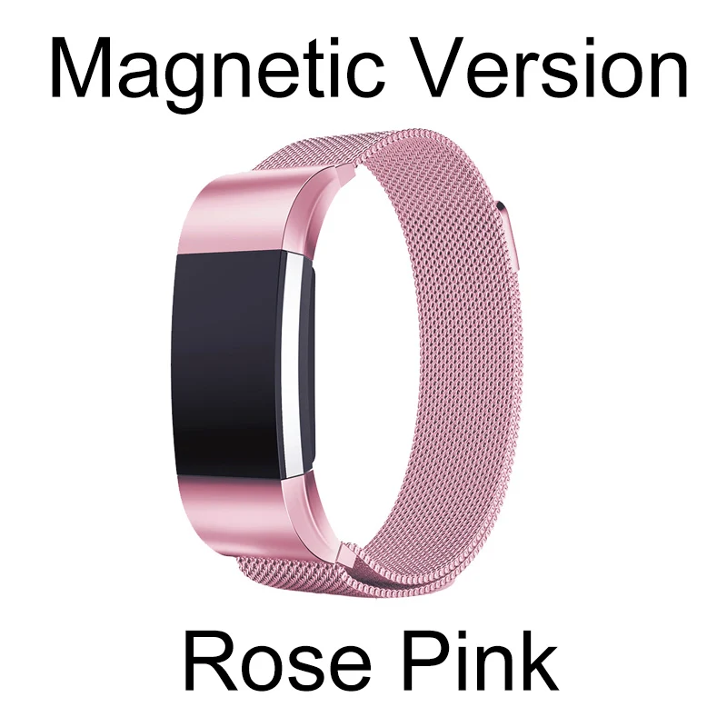 Milanese Loop for Fitbit Charge 2 Band Replacement Watch Bracelet Fitbit Charge 2 Correa Stainless Steel Magnetic Metal Strap