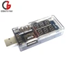 USB-тестер с двойным выходом, цифровой вольтметр, амперметр, USB-зарядное устройство, измеритель напряжения тока, фотография, красный, синий, дв... ► Фото 3/6