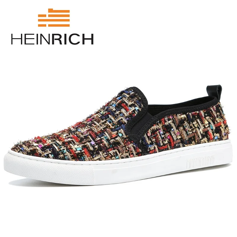 

HEINRICH 2018 New Spring/Autumn Personality Men's Shoes Fashion Light Driving Flats Shoes Comfortable Men Tide Shoes Zapatillas