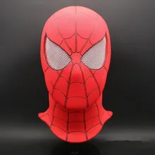 Мстители Alliance Infinity War супергерой реалистичный косплей Человек-паук Полная Голова маска Хэллоуин, латекс Человек-паук маски реквизит