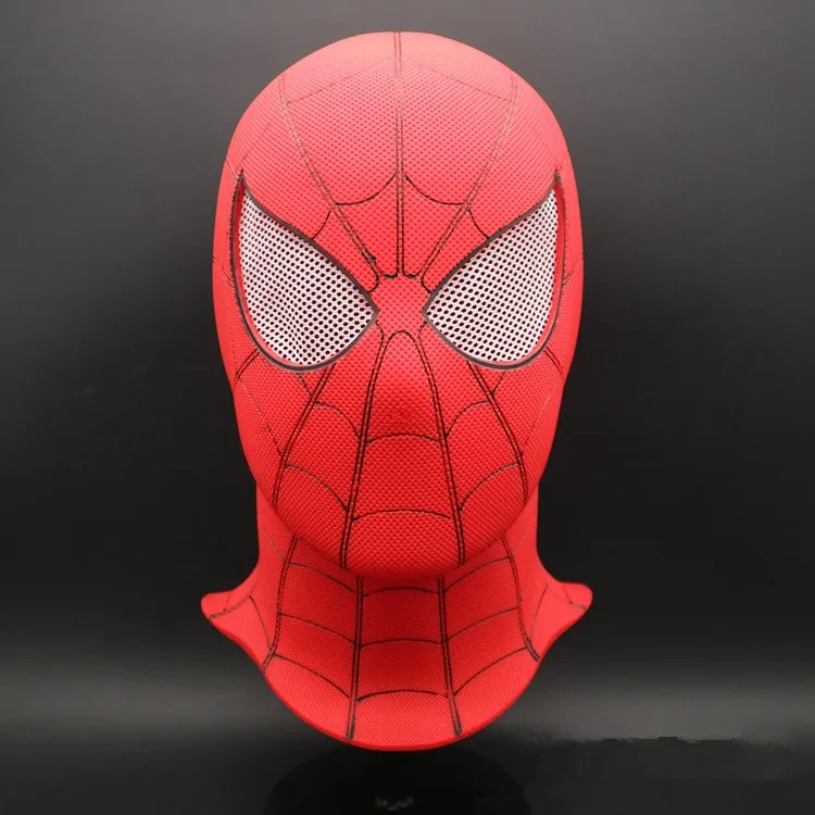 

The Avengers Alliance Infinity War Superhero Realistic Cosplay Spiderman Full Head Mask Halloween Latex Spider Man Masks Props