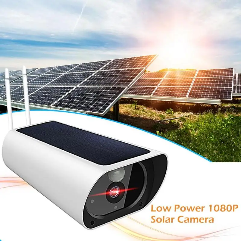 ALLOYSEED Q3 с низким энергопотреблением 1080 P Солнечная Wifi ip-камера Камера открытый IP67 ночное монитор для зрения Смарт камера высокой четкости