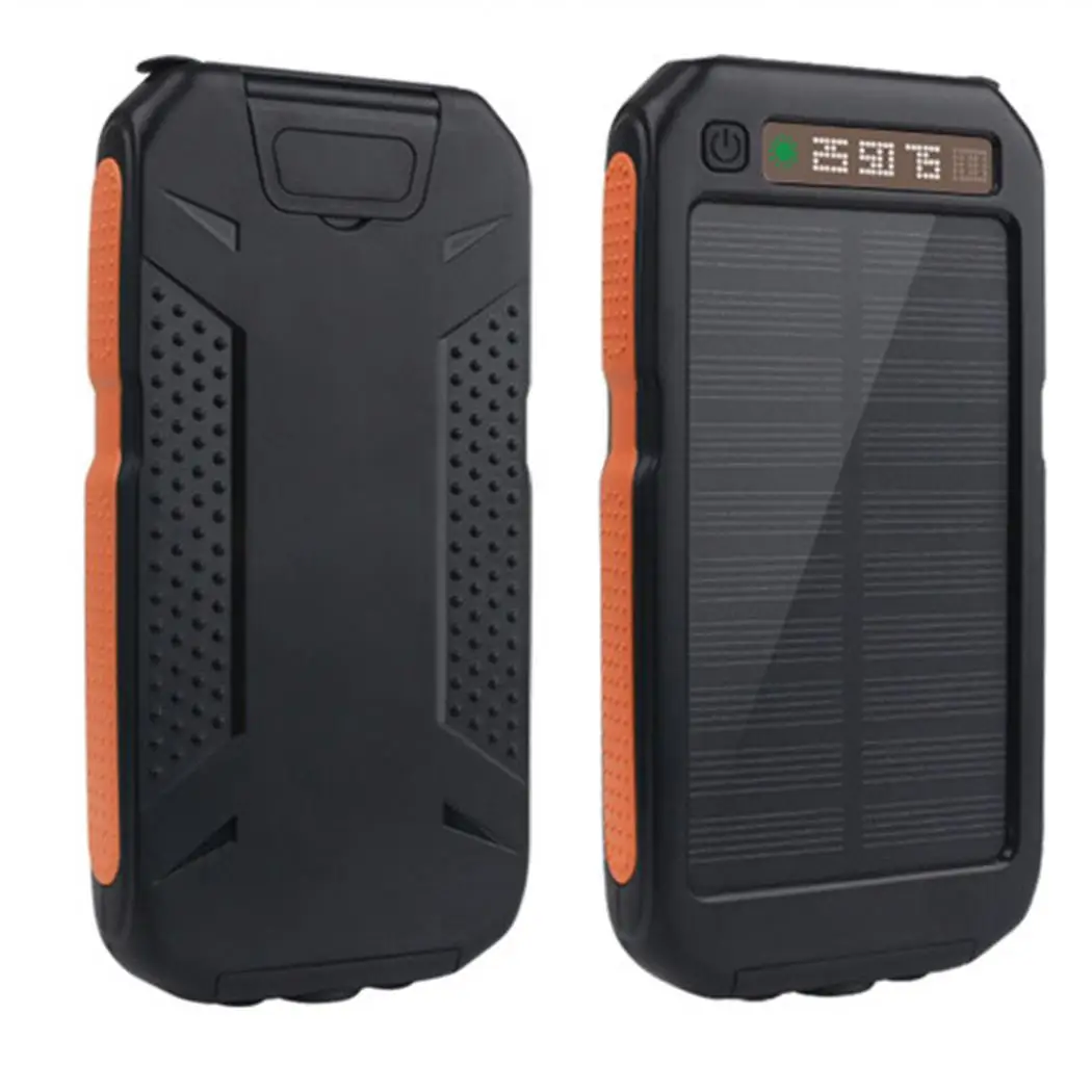 

Dual USB External Battery Charger Solar Power 5V/2A Bank for Cell Phone Stylish design with distinctive look.