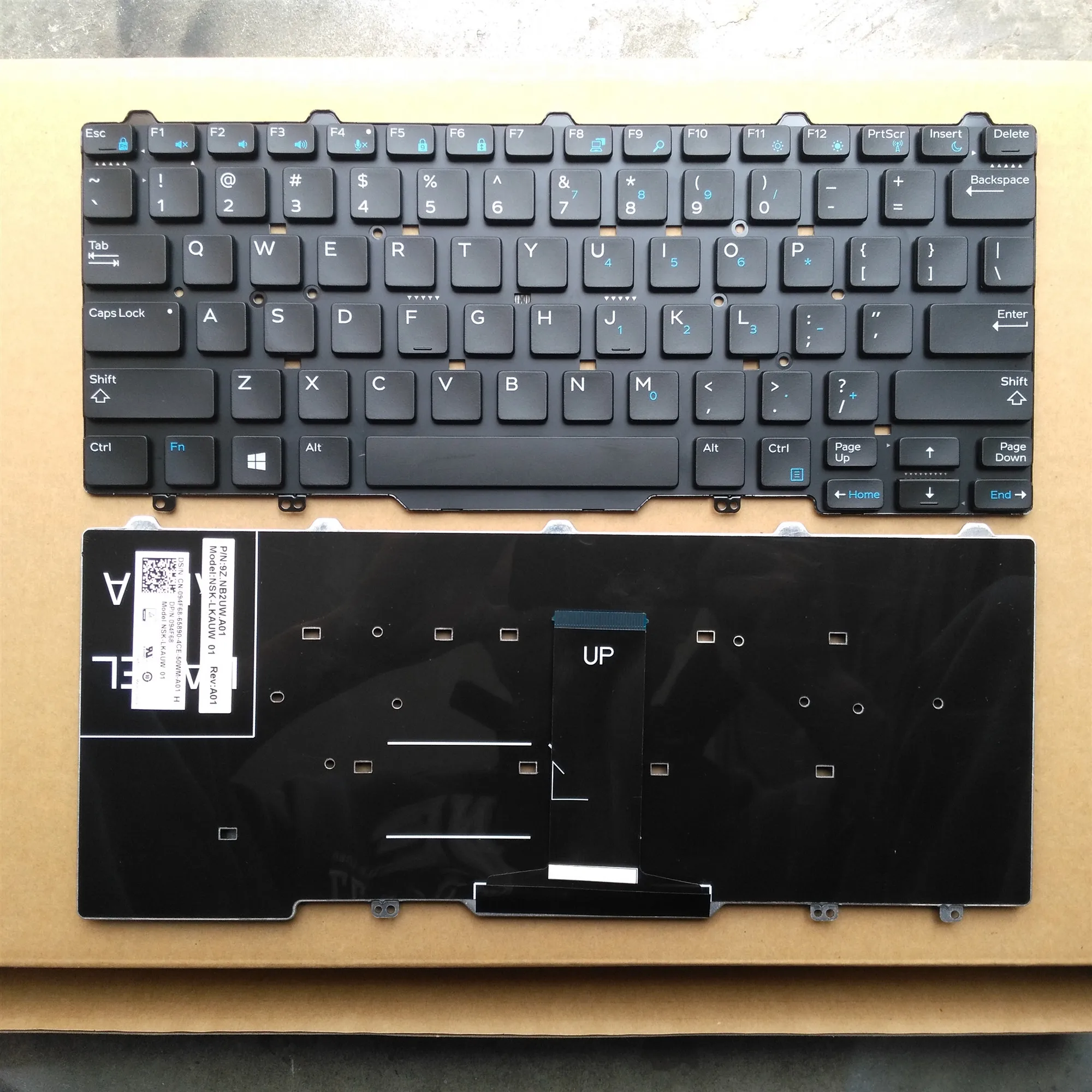 

Новая английская клавиатура для ноутбука Dell Latitude 3340 E5450 E7450 DPN 94F68 094F68, Черная
