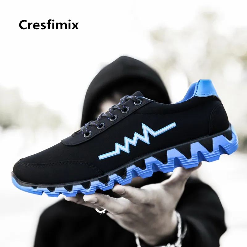 Кроссовки Cresfimix мужские на шнуровке повседневная удобная обувь весну и осень