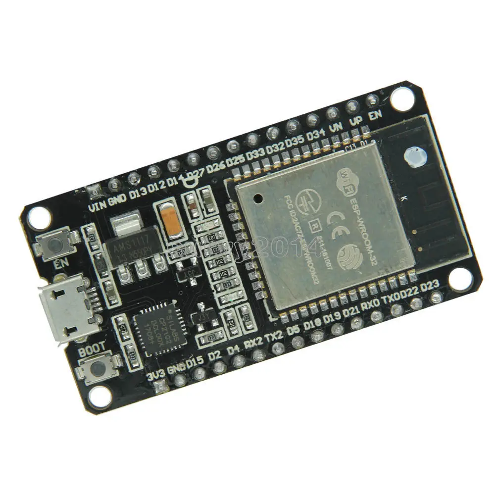 ESP32 ESP-32 ESP32S ESP-32S CP2102 беспроводной WiFi Bluetooth макетная плата Micro USB двухъядерный усилитель мощности фильтрующий модуль