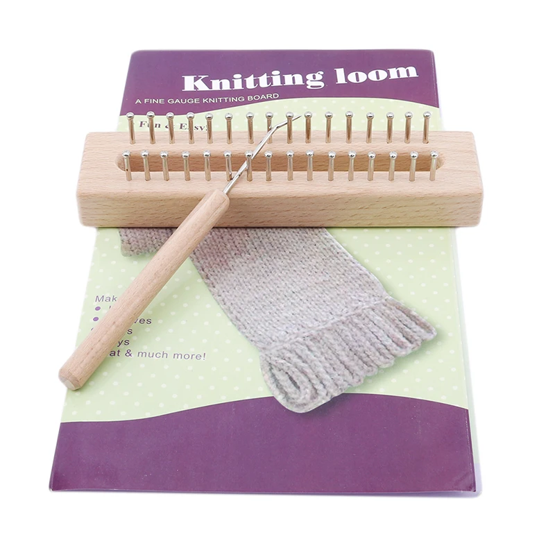 Деревянная доска вязальный станок легкий инструмент для плетения для рукоделия - Цвет: As picture