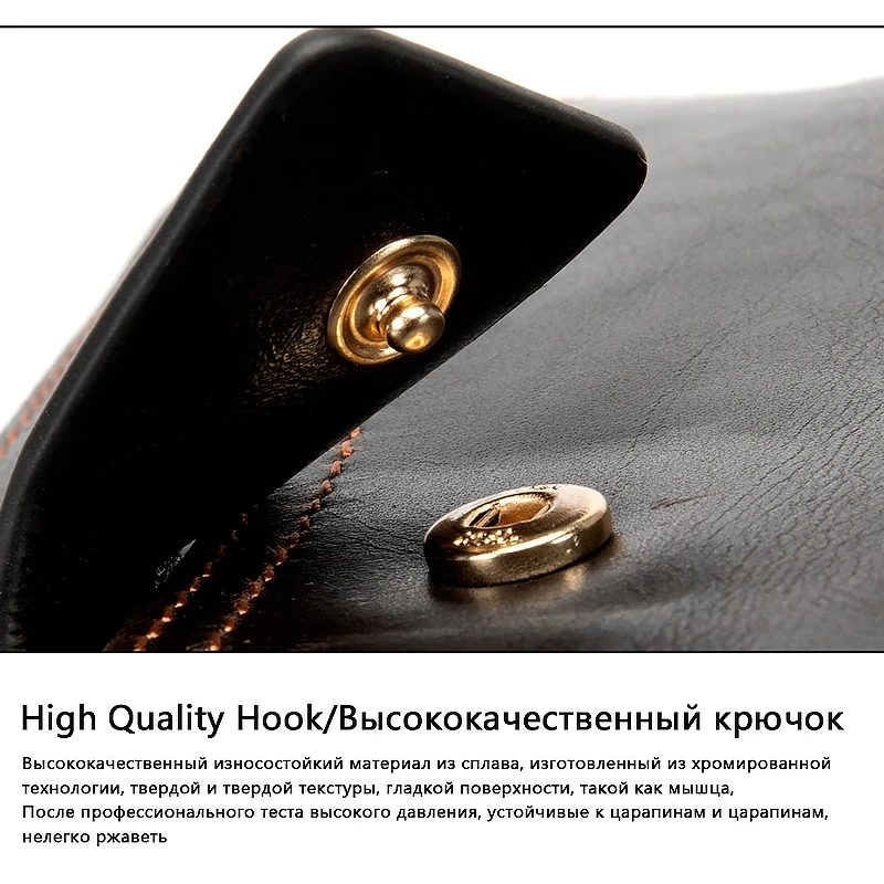 Классический кошелек мужской из натуральной кожи длинный клатч для денег сумка