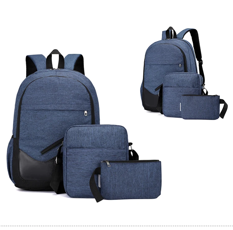 3Pcs/Lot School Backpack For Teenager Fashion School Bag Shoulders Bags Large Capacity Durable Oxford SchoolBag Backpack Mochila