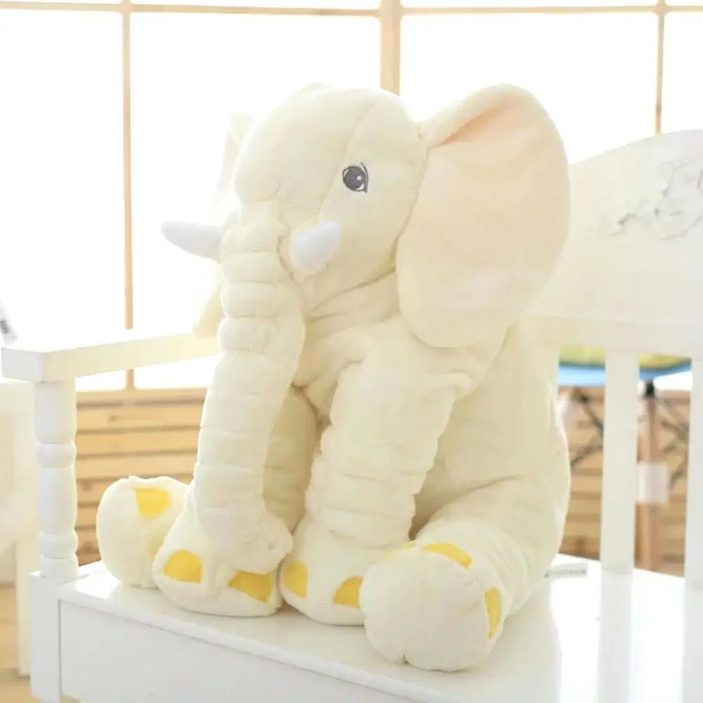 

60cm Height Large Plush Elephant Doll Toy Cute Stuffed Elephant Sleep with baby Doll Xmas Gift