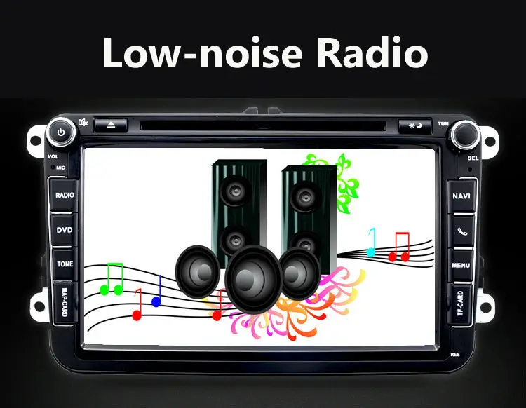 Sale 2015 NEW 8 inch Car Stereo Android In Dash Car DVD Player Stereo FM For VW SKODA JETTA Passart GOLF TIGUAN Bluetooth 2 Din 3