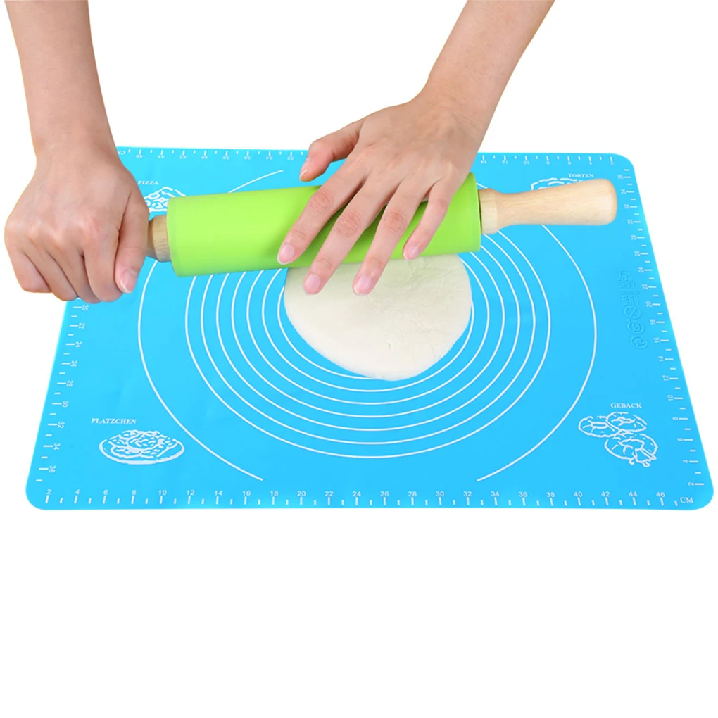 

1pcs Silicone Baking Mat 30x40cm Rolling Pastry Large Nonstick Fondant Heat Resistent Dining Table Mat