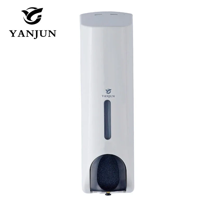 Image Yanjun 350ml Single  Liquid Soap Dispenser  Wall Mount Lavatory Bath Shower Accessories White  YJ 2532
