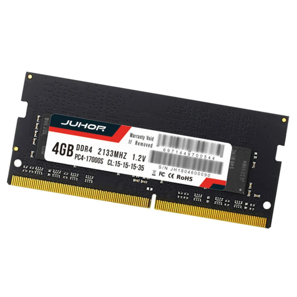 Juhor DDR4 4 ГБ 8 ГБ DDR4-2133MHz SODIMM ноутбук оперативная память ноутбук PC4-17000 памяти 260Pin 1,2 в