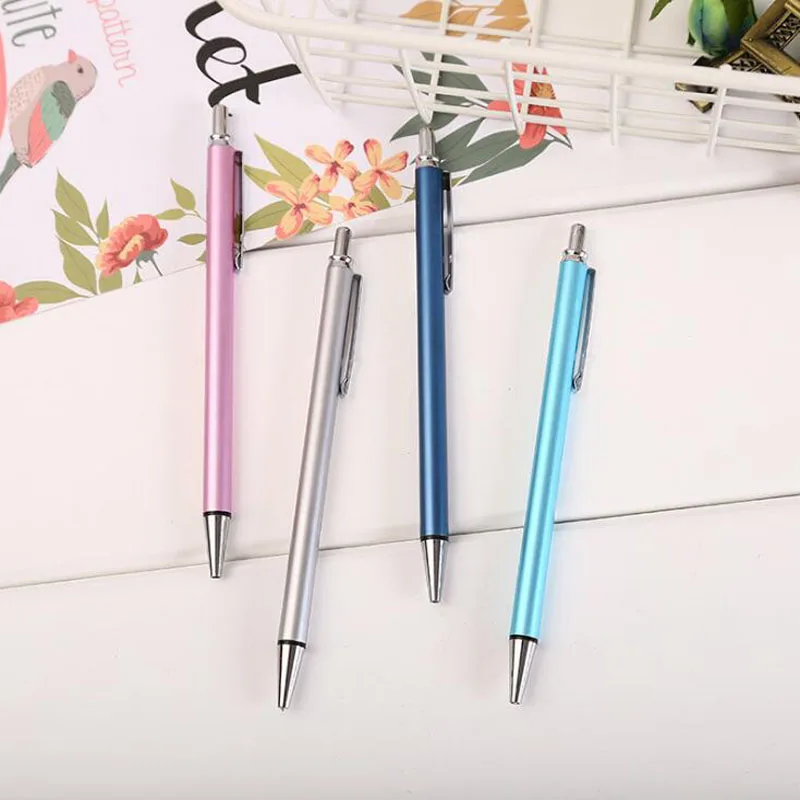 

1pc Luxury Quality 0.5mm Metal Pencil School Student Stationery Office Artist Automatic Pencil For Children Writing
