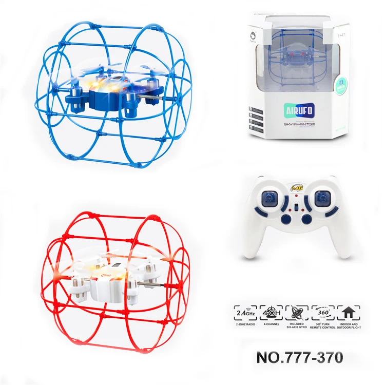 Happycow 777 370 4CH One Key Return 360 Flips 2 4GHz Climb RC Quadcopter Drone w