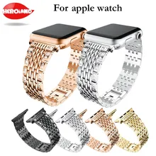 Для Apple Watch band 40 мм 44 мм 38 мм 42 мм Женский алмазный обруч для Apple Watch series 4 3 2 1 браслет для iwatch ремешок из нержавеющей стали