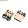 ChengHaoRan connecteur prise mâle HDMI | 19p, connecteur de prise HDMI à 19broches plaqué or réparation de semelle HDMI remplacement soudage type A ► Photo 1/3